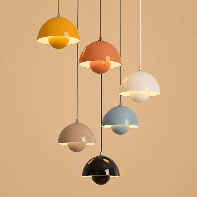 Nordlicht Pendant Light with Planter | Scandinavian Hanging Light E27