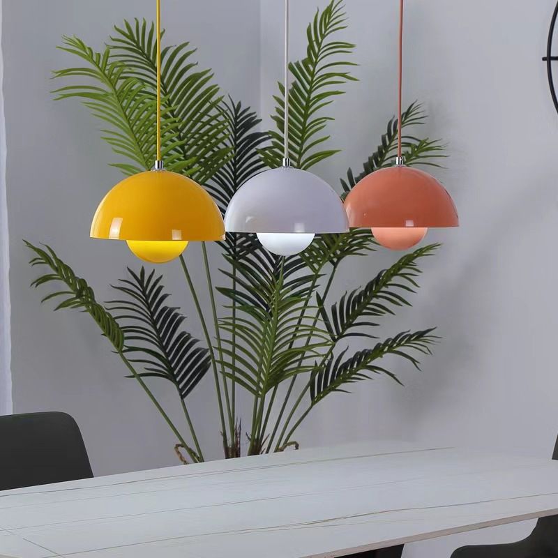 Nordlicht planter pendant light full view, Scandinavian hanging light with planter E27