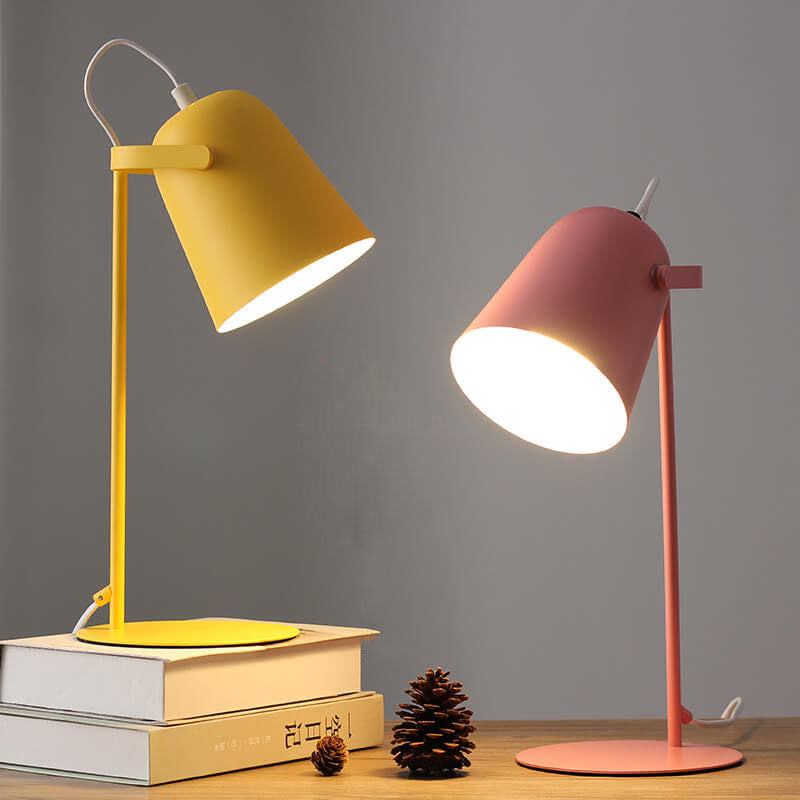 Nordic Macaron Table Lamp full product shot against clean white background scandinavian desk lamp