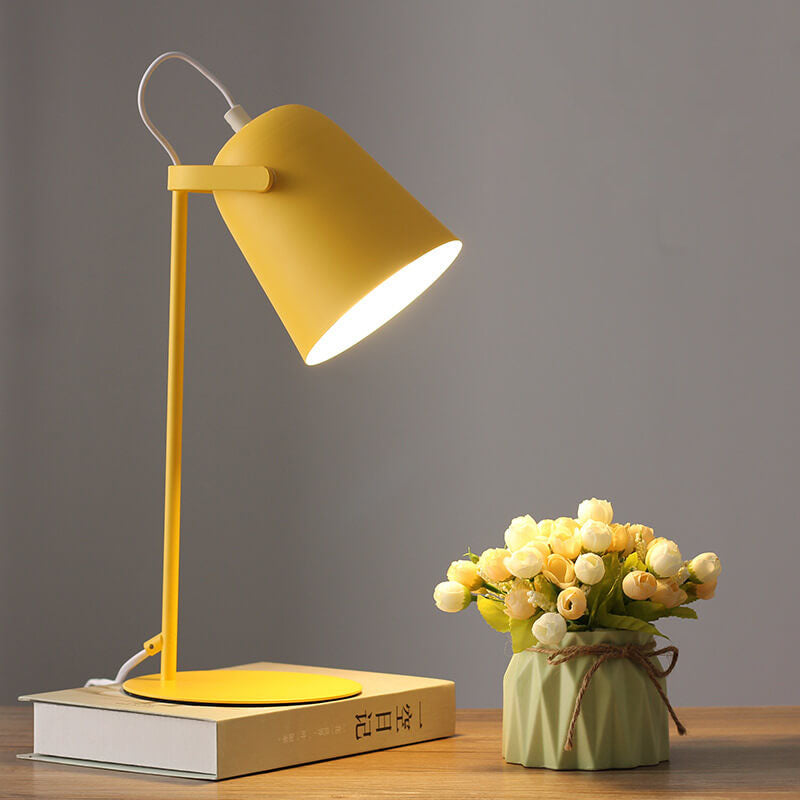 Nordic Macaron Table Lamp front view showcasing pastel minimalist design nordic table lamp
