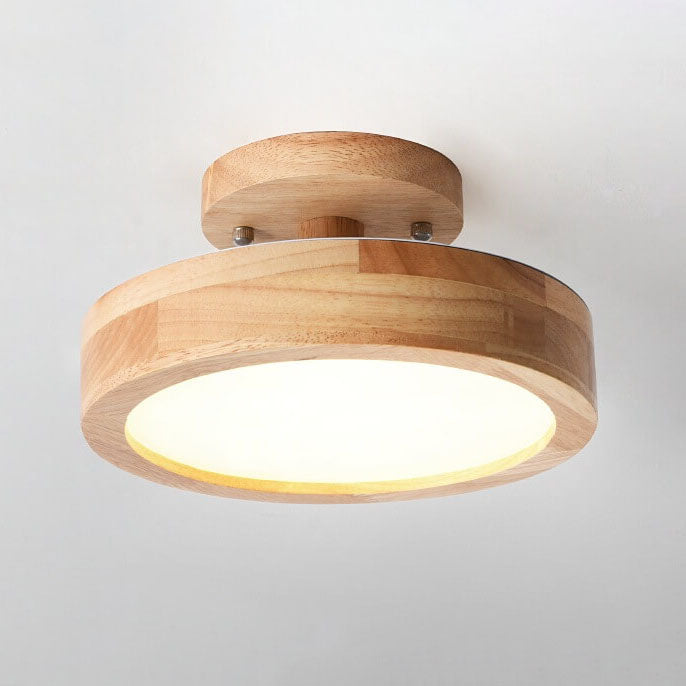 Nordic Round Wood Ceiling Light product dimensions and size comparison diagram nordic led ceiling light