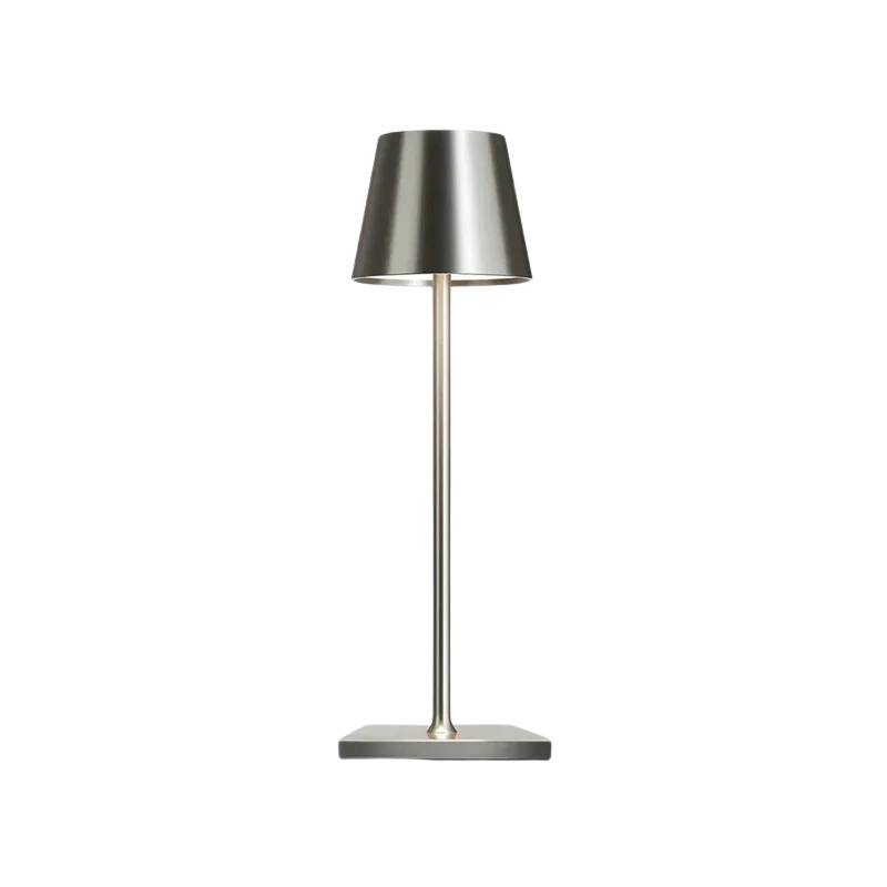 AuraLite Modern Table Lamp | Cordless Rechargeable Dimmable Touch Light dimensions and details scandinavian style desk lamp