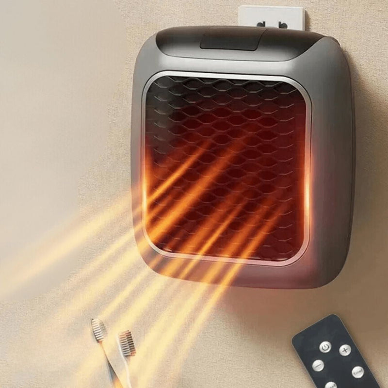 Mini Portable Room Heater front view showing compact white design portable room heater