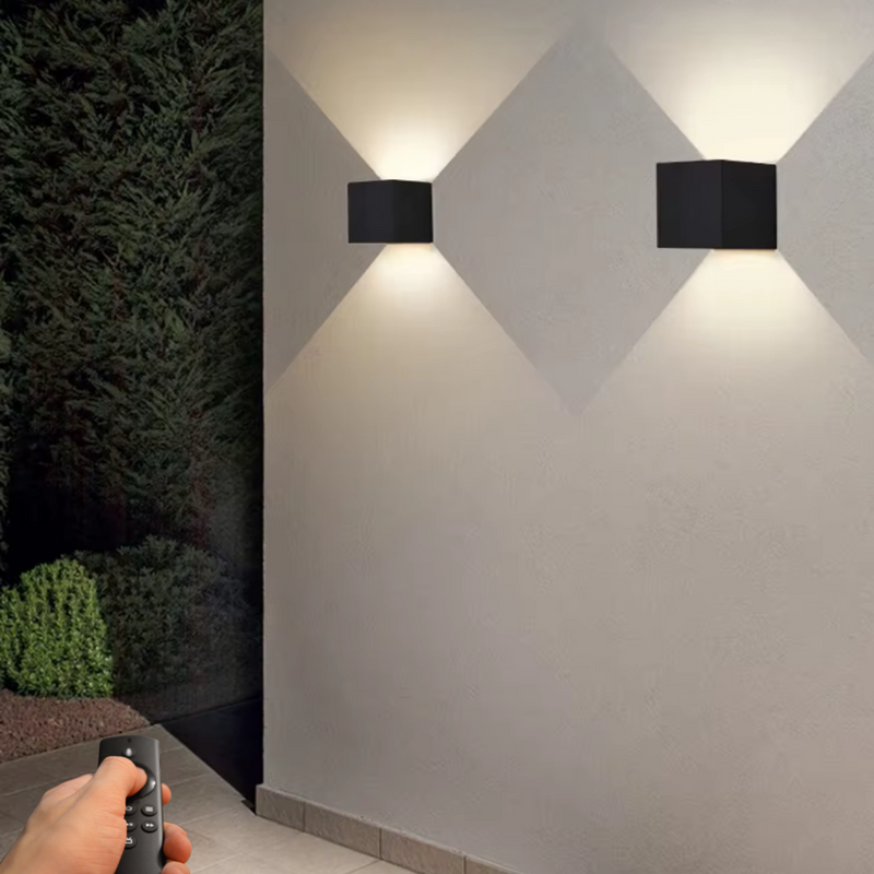 MovoLuxe Premium wall light bedroom atmosphere, LED wall light with remote