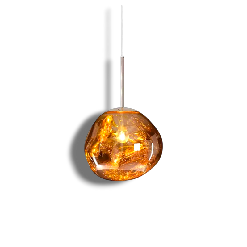 Melt Pendant Light product shot against clean white background designer ceiling pendant light
