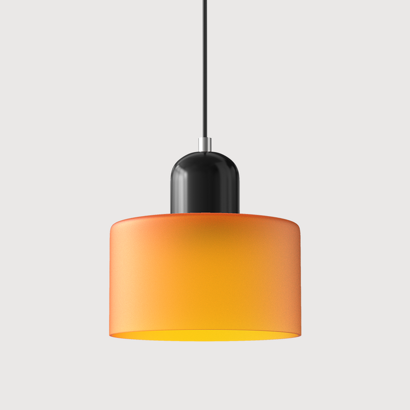 Bauhaus Glass Pendant Light | Geometric Minimalist Art Deco Style Ceiling Fitting detail view glass pendant ceiling light