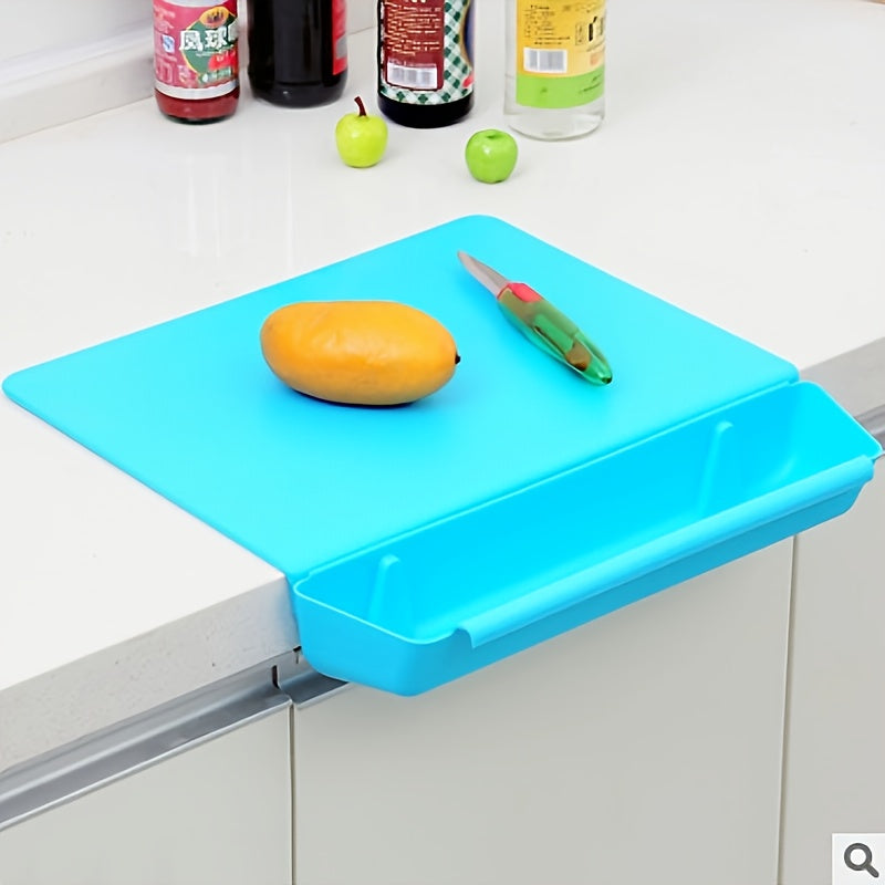 2-in-1 Chopping Board with Storage Box close-up of the non-slip feet and secure drawer fitting for safe food preparation chopping board with storage box