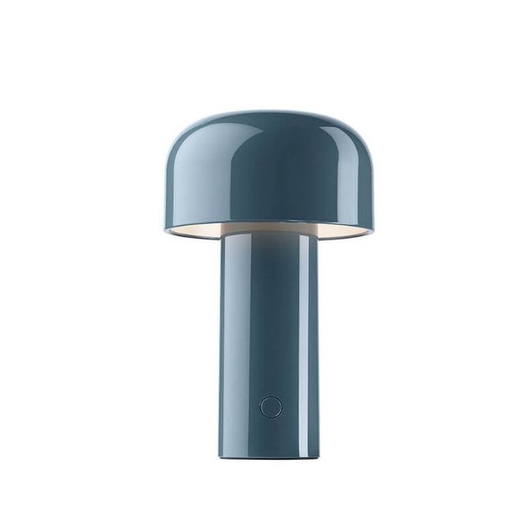 Agari mushroom table lamp, cordless dimmable LED touch light, modern home accent