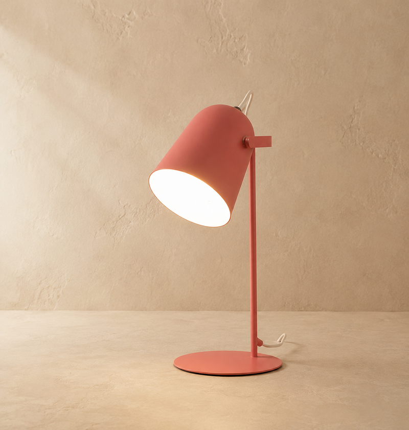 Nordic Macaron Table Lamp | Scandinavian Minimalist Pastel Desk Light