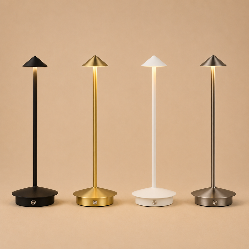 ClarityGlow Table Lamp | Cordless Rechargeable Dimmable LED Indoor Outdoor