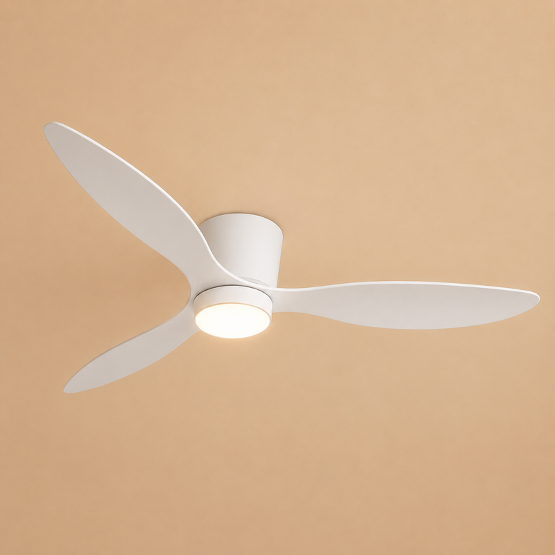 BreezeFlow Ceiling Fan with Light | LED Remote Control 3 Speeds Dimmable