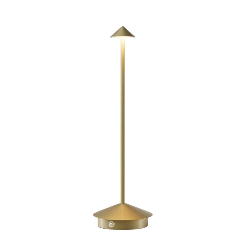 ClarityGlow Table Lamp in gold finish standing on a surface showing premium colour option modern bedside lamp