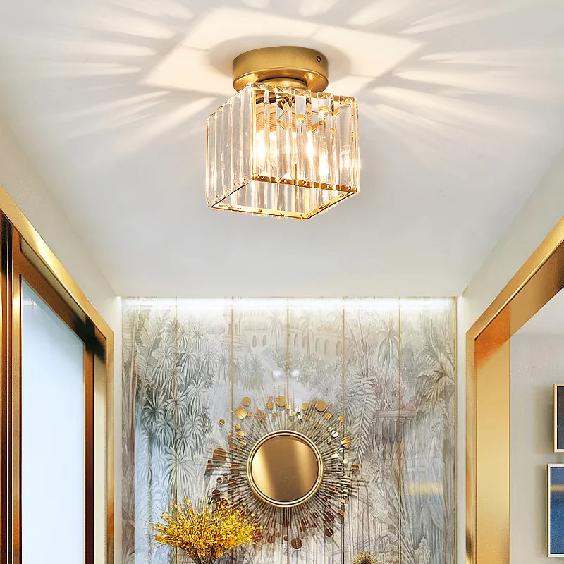 Square Flush Ceiling Light product flat lay displaying all components including fixings and gold and black frame square ceiling light fitting