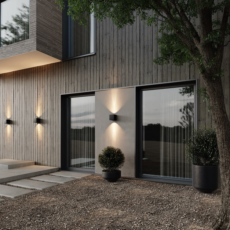 MovoLuxe cordless wall light, exterior view modern design