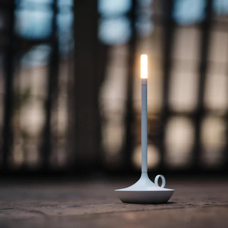 Scandinavian Kandelaar cordless table lamp, rechargeable dimmable LED, detail view