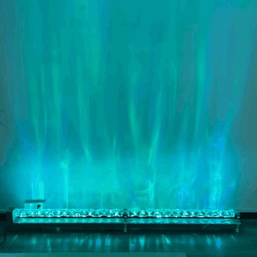 Ocean Wave projector dynamic light movement with flowing sea waves on the wall