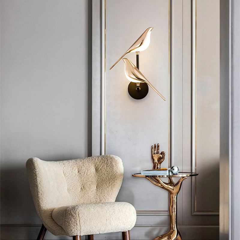 Vogel bird wall light, artistic LED decorative wall lamp, warm glow
