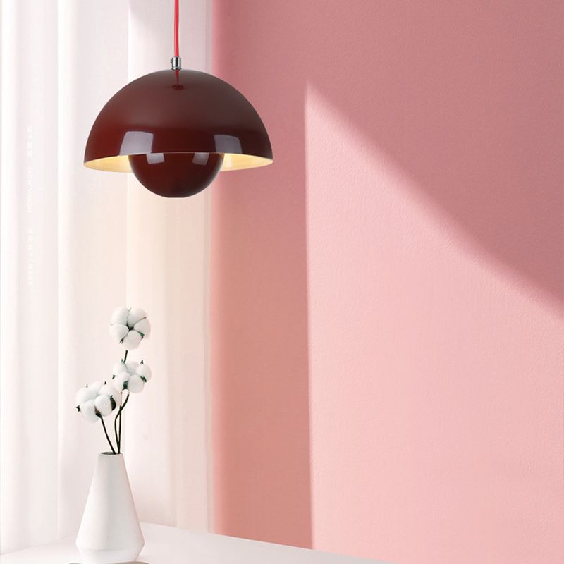 Nordlicht pendant light with planter, Scandinavian E27 hanging light, detail view