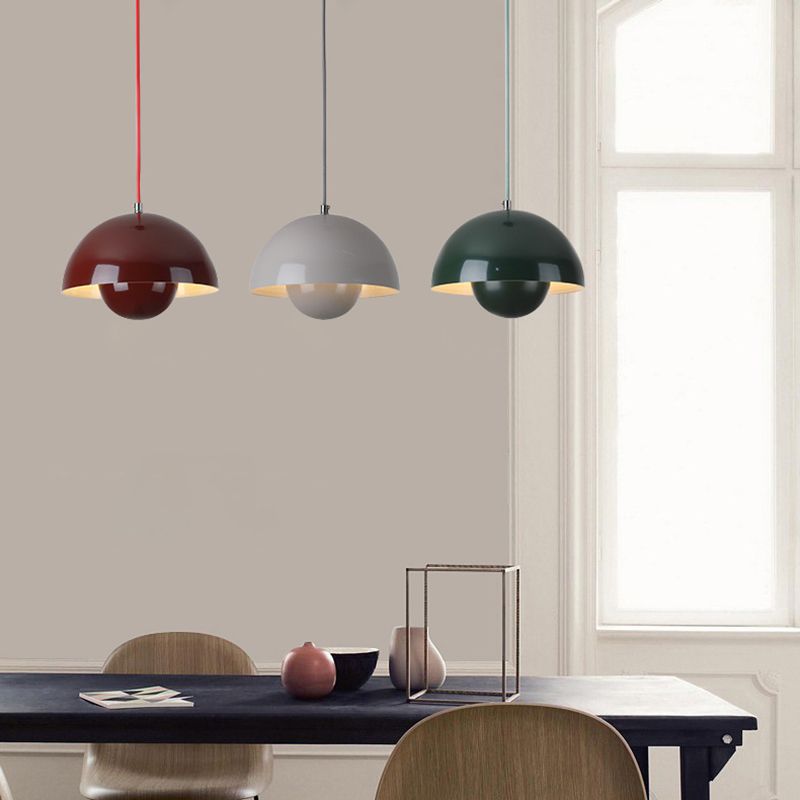 Nordlicht pendant light with planter, Scandinavian E27 hanging light, Nordic styling
