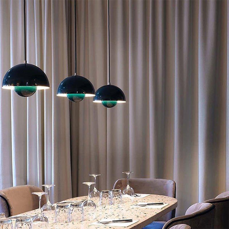 Nordlicht pendant light with planter, Scandinavian E27 hanging light, Nordic styling