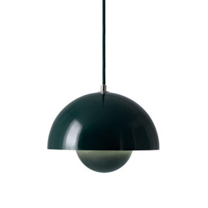 Nordlicht pendant light with planter, Scandinavian E27 hanging light, detail view