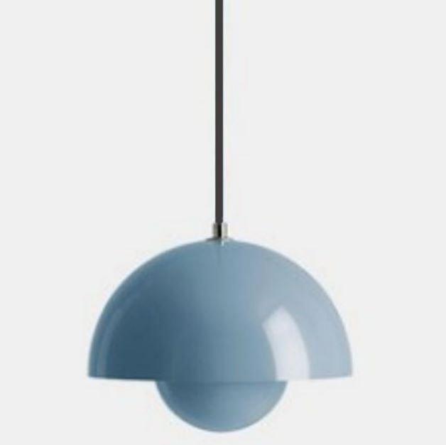Nordlicht pendant light with planter, Scandinavian E27 hanging light, warm glow
