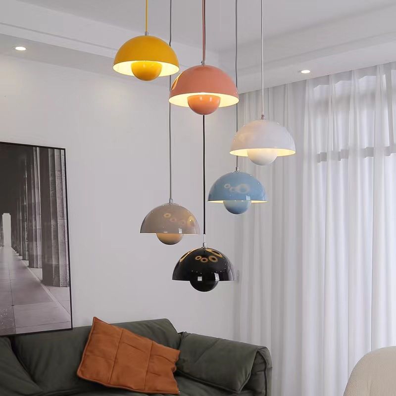 Nordlicht planter pendant light close-up of the E27 fitting and material detail