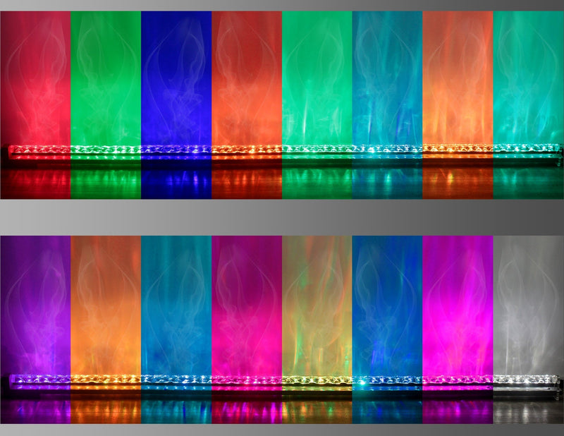 Ocean Wave projector detail of the light output and product design, wall washer