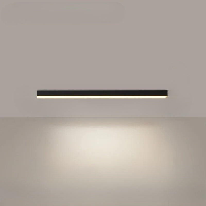 ScandiGlow Ceiling Light | LED Flush Mount Nordic Minimalist Scandi Style switched on with a warm glow led flush ceiling light