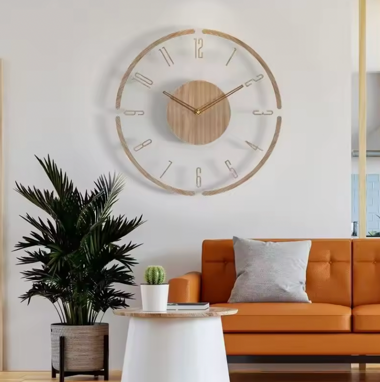Nock silent wall clock product overview of all variants, silent design wall clock