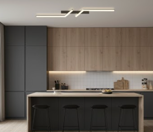 Linear LED Ceiling Light dimensions and technical specification diagram dimmable led ceiling light
