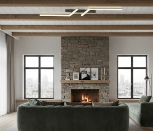 Linear LED Ceiling Light colour temperature comparison showing warm to cool white range dimmable ceiling light fixture