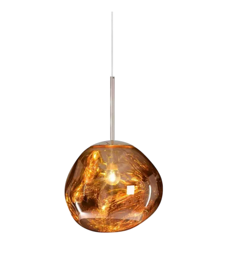 Melt Pendant Light | Modern Glass Designer Ceiling Lamp Sculptural Elegant