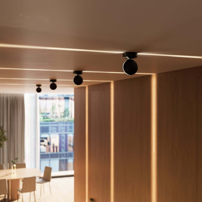 Strahlenquadrat wall lamp technical detail, 360 degree swivel adjustable