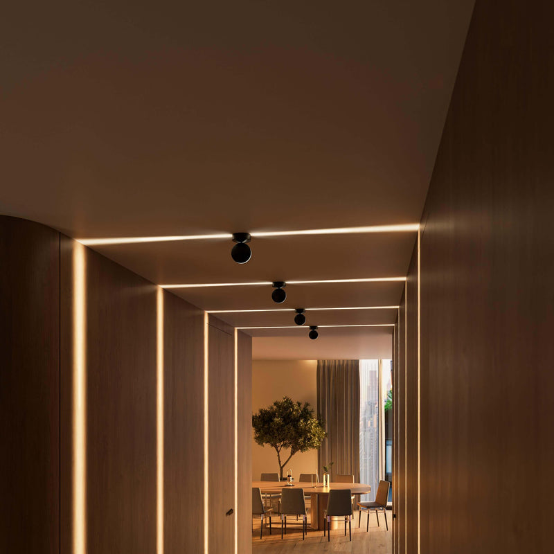 Strahlenquadrat adjustable wall light, 360 degree LED reading light warm white, detail view