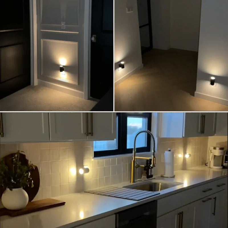 NightLuxe Wall Light gallery hallway installation displaying minimalist wall sconce UK interior styling