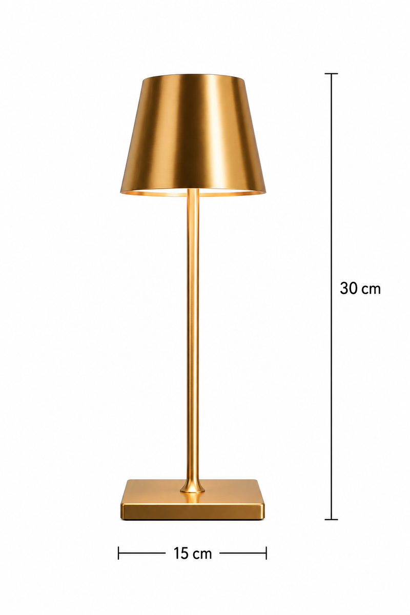 AuraLite Modern Table Lamp | Cordless Rechargeable Dimmable Touch Light close-up scandinavian style desk lamp