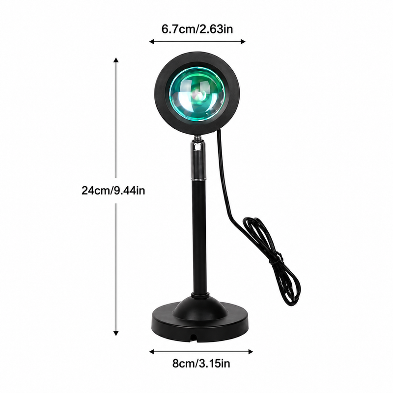 Sunshine Relaxation Table Lamp | Warm Glow Mood Light 13 Settings 360° Adjustable full view sunshine relaxation lamp