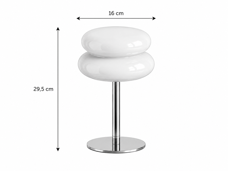 Verona Bauhaus Table Lamp | Dimmable Touch Light Italian Design Bedside product view contemporary table lamp uk