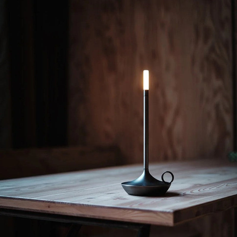 Scandinavian Kandelaar lamp slim minimalist design cordless table lamp, Nordic style