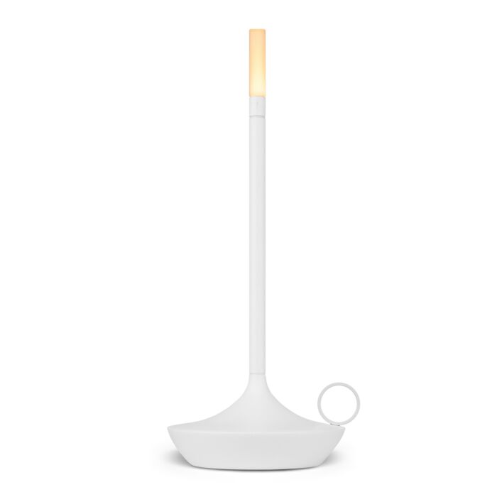 Scandinavian Kandelaar cordless table lamp, rechargeable dimmable LED, warm glow